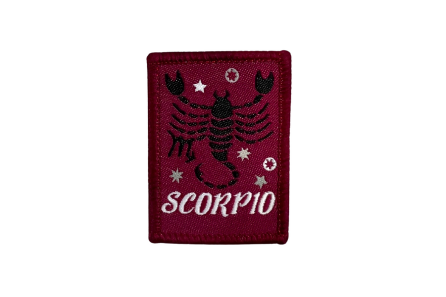 Zodiac Velcro Label - SCORPIO