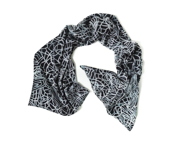 Silk Scarf Anwerlarr Anganenty (Big Yam Dreaming)