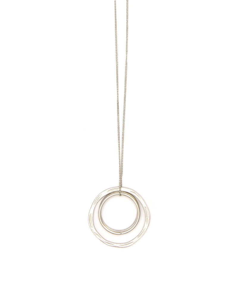 Linked Rings Pendant Necklace