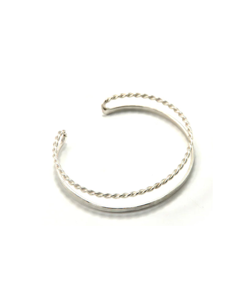 Twisted Cuff Silver
