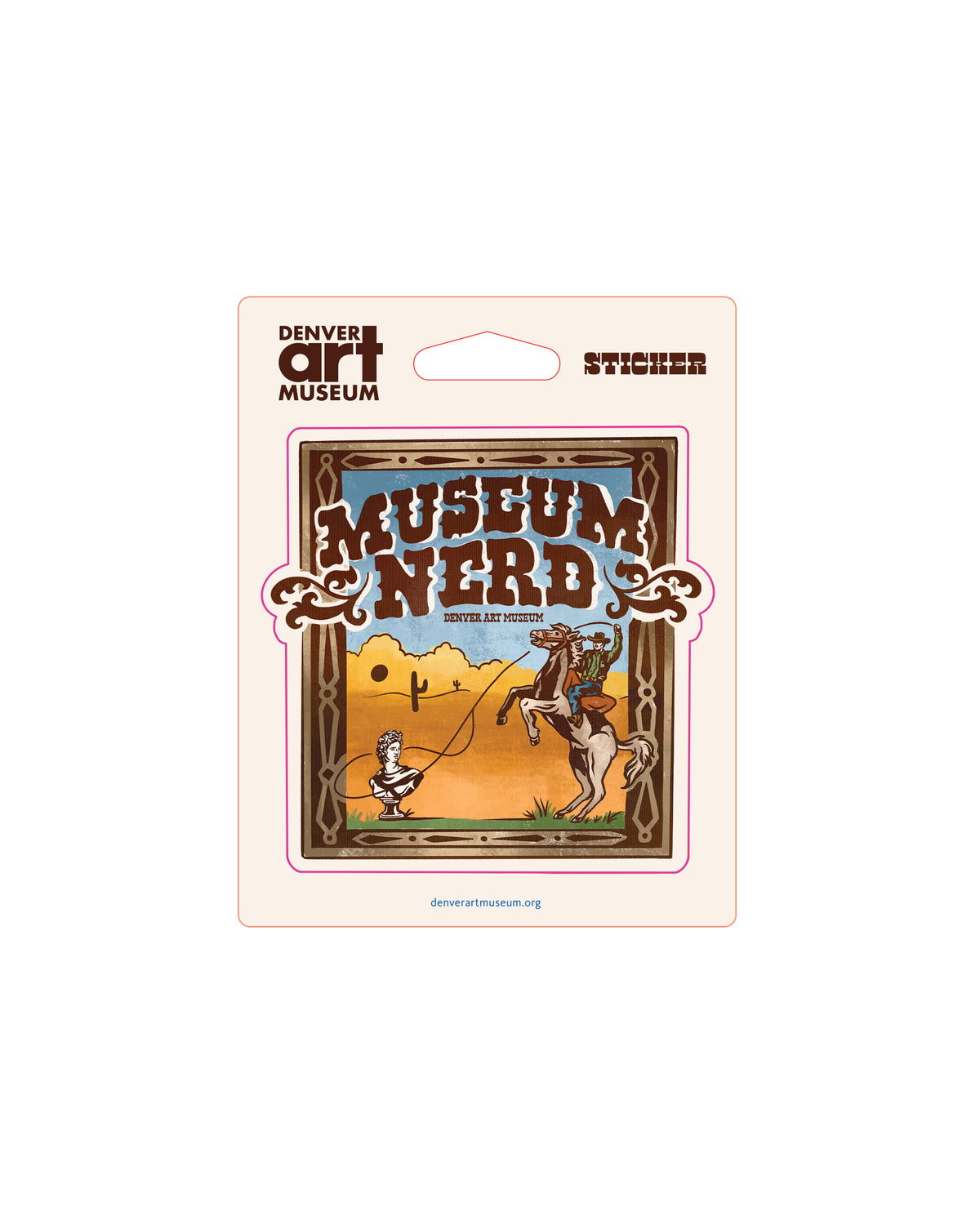 Museum Nerd Western Denver Art Museum Sticker