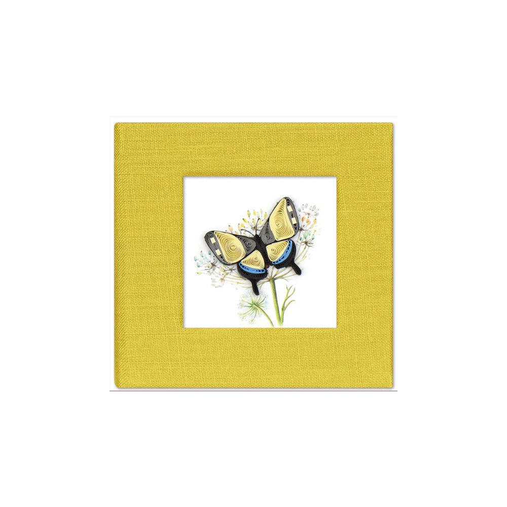 Quilled Swallowtail Sticky Note Pad Cover
