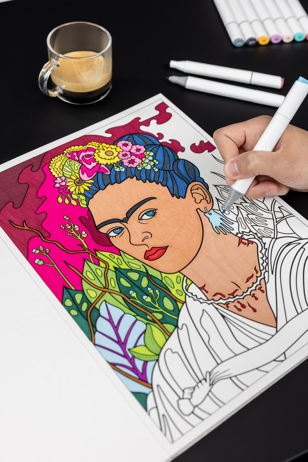 Frida Kahlo Coloring Book
