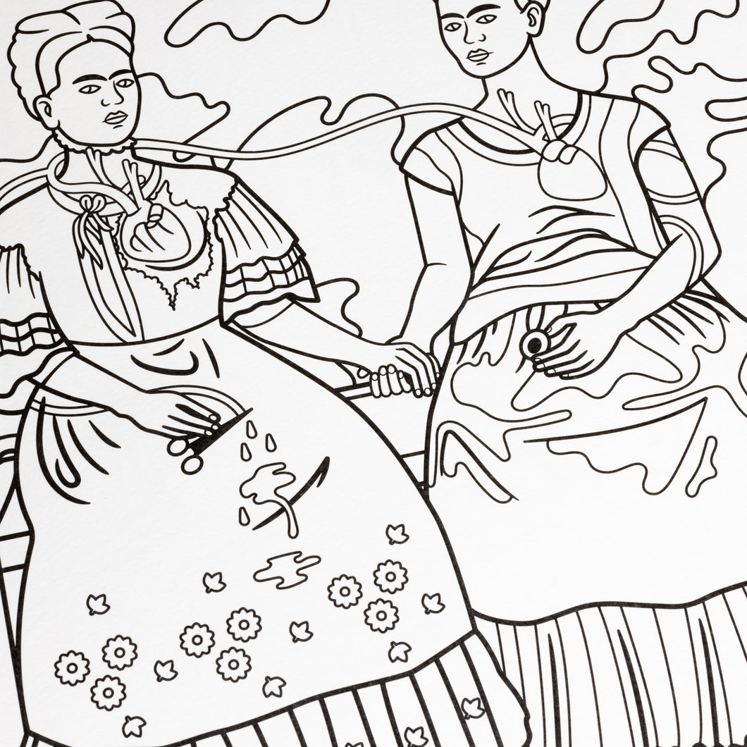 Frida Kahlo Coloring Book