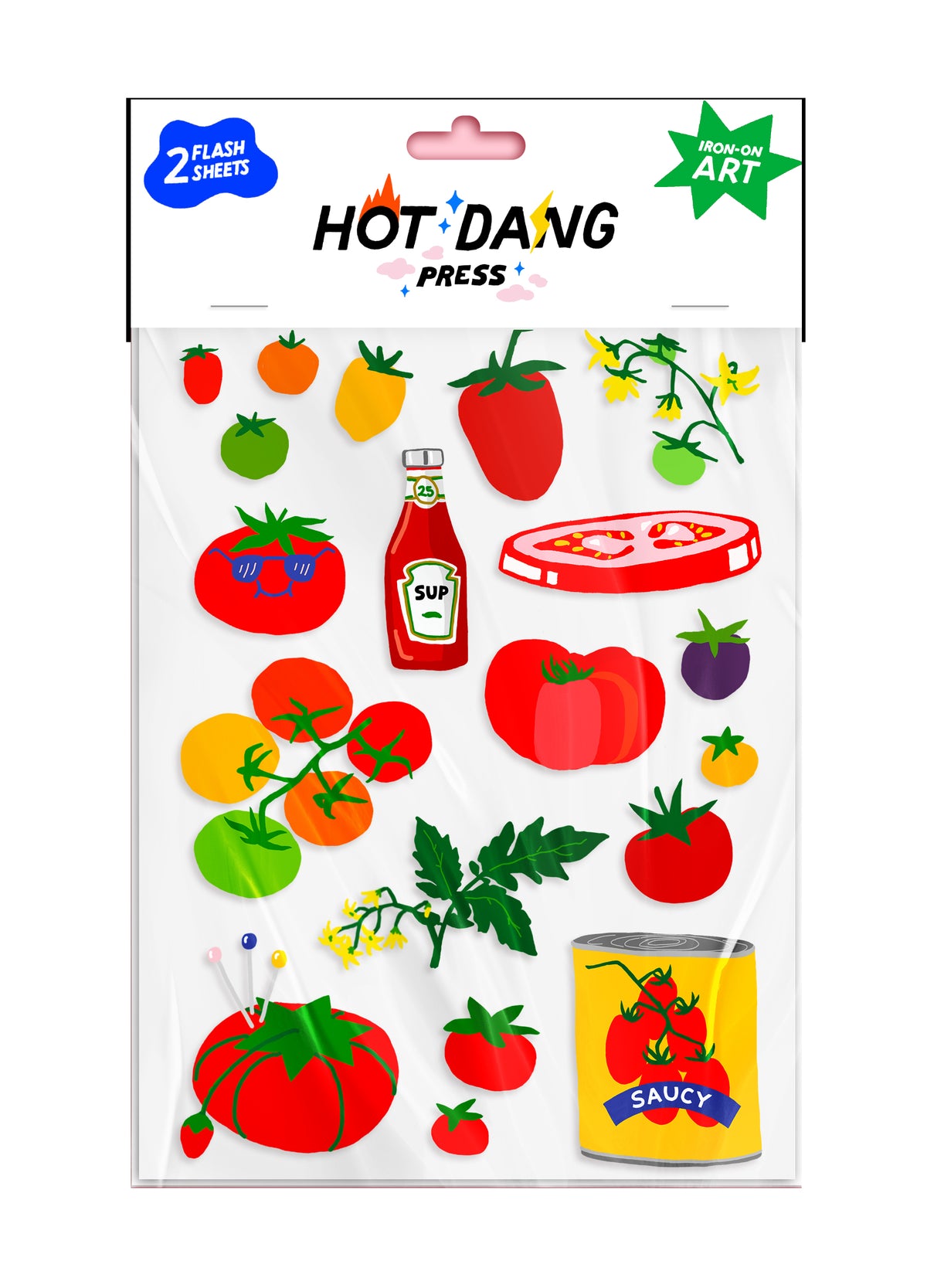 All Tomatoes Iron On Sheet Set