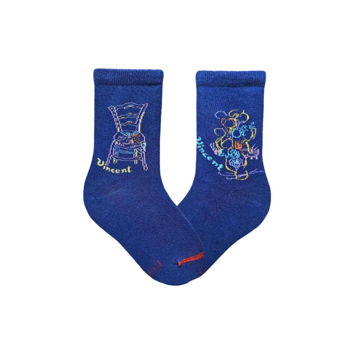 Sunflowers and a Chair Kid Socks