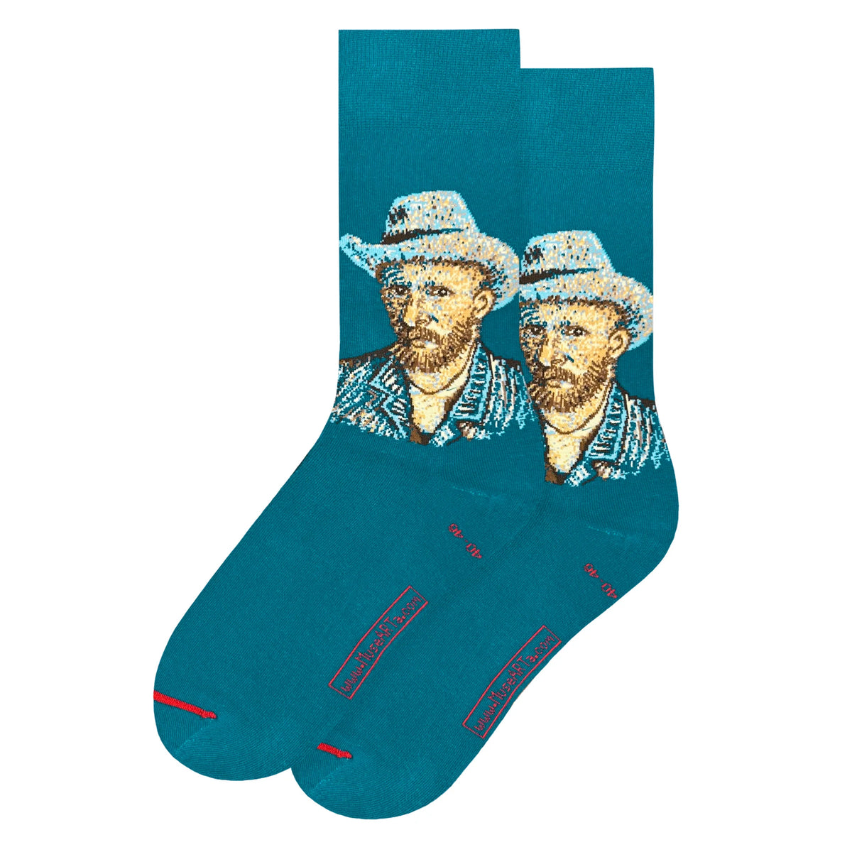 Vincent van Gogh Self-Portrait with Grey Felt Hat Socks