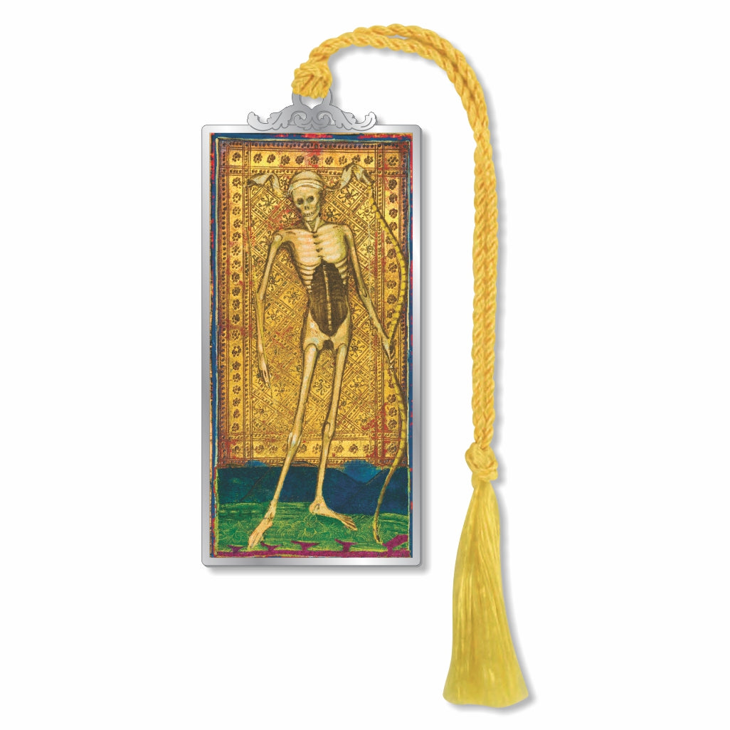 Skeleton Tarot Metal Bookmark
