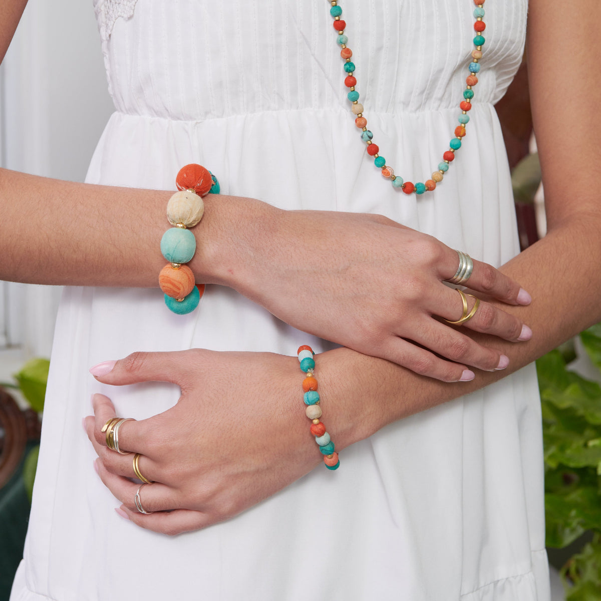 Kantha Capri Sonnet Bracelet