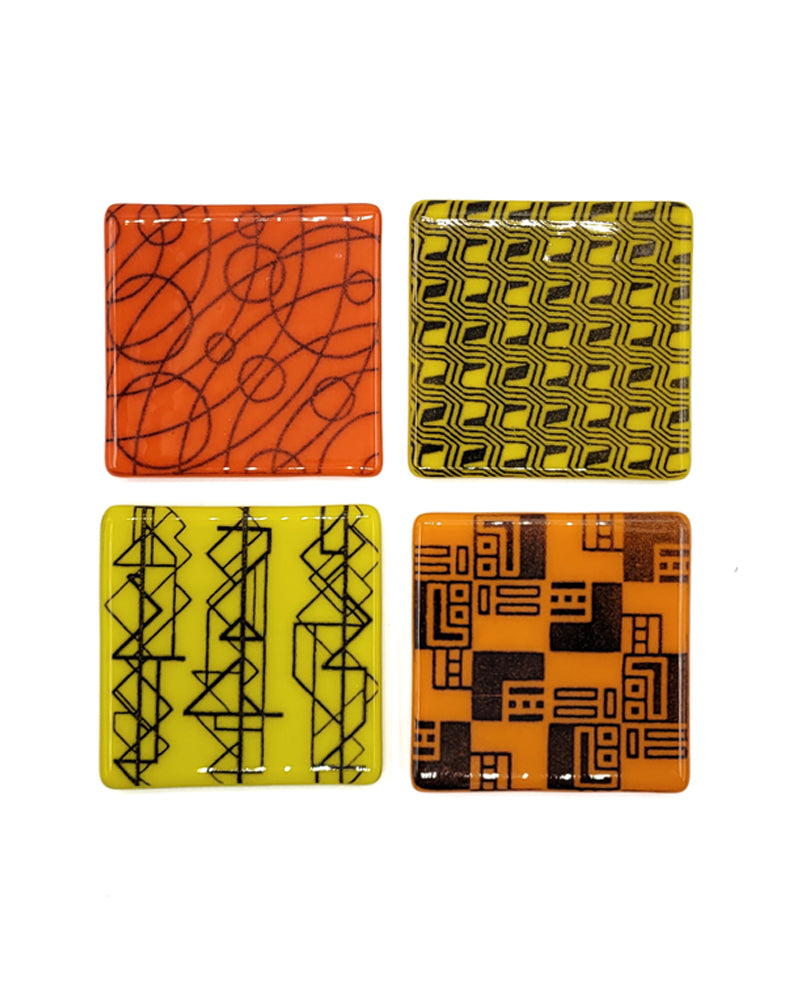 Set of 4 Geometric Coasters