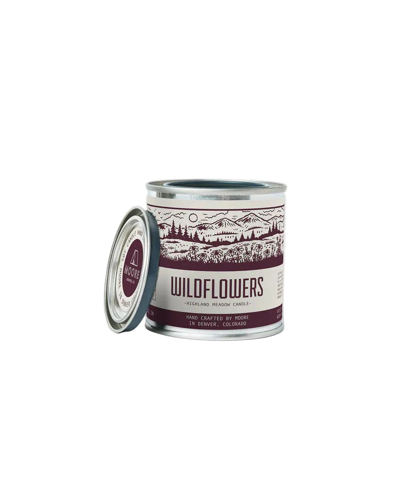 Wildflowers Candle-1/2 Pint 
