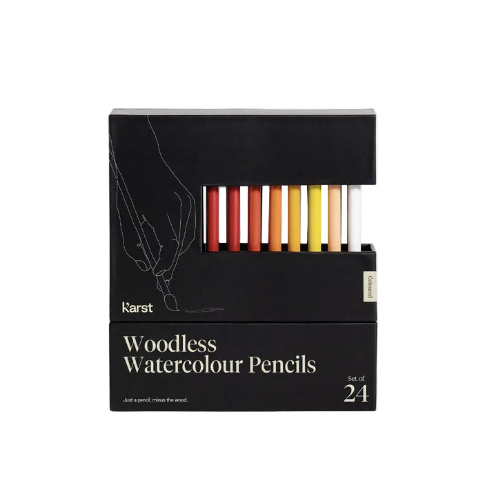 Woodless Watercolor Pencils - Set of 24