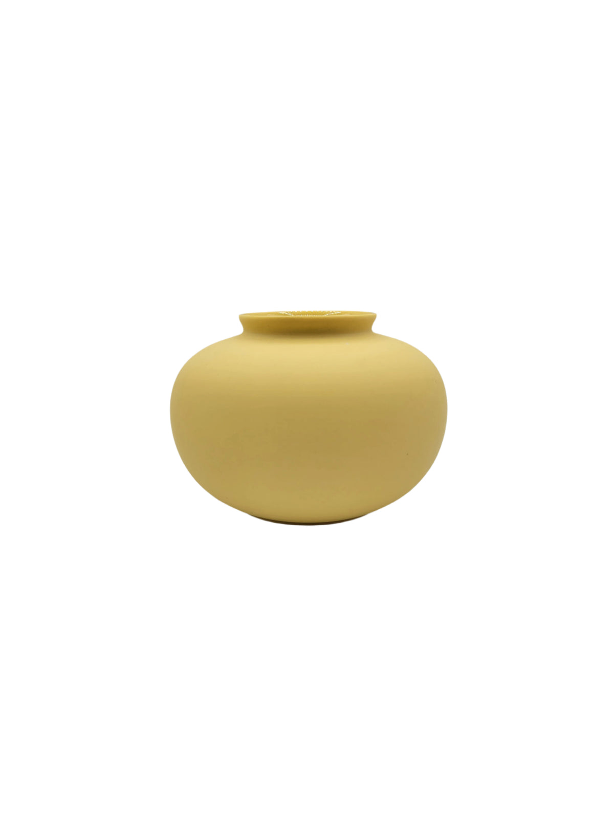 Matte Porcelain Mini Apple Vase