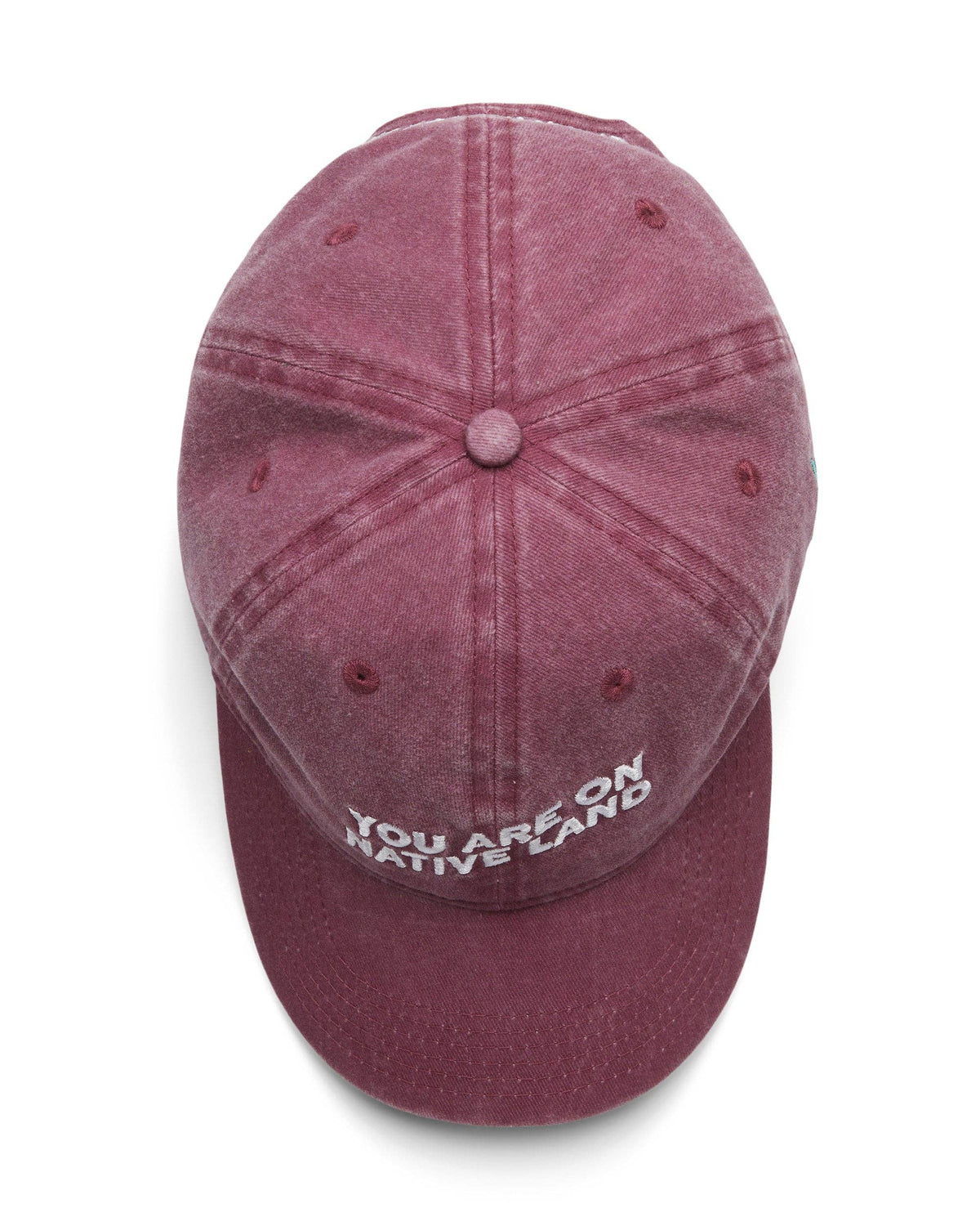 'You Are On Native Land' Maroon Hat