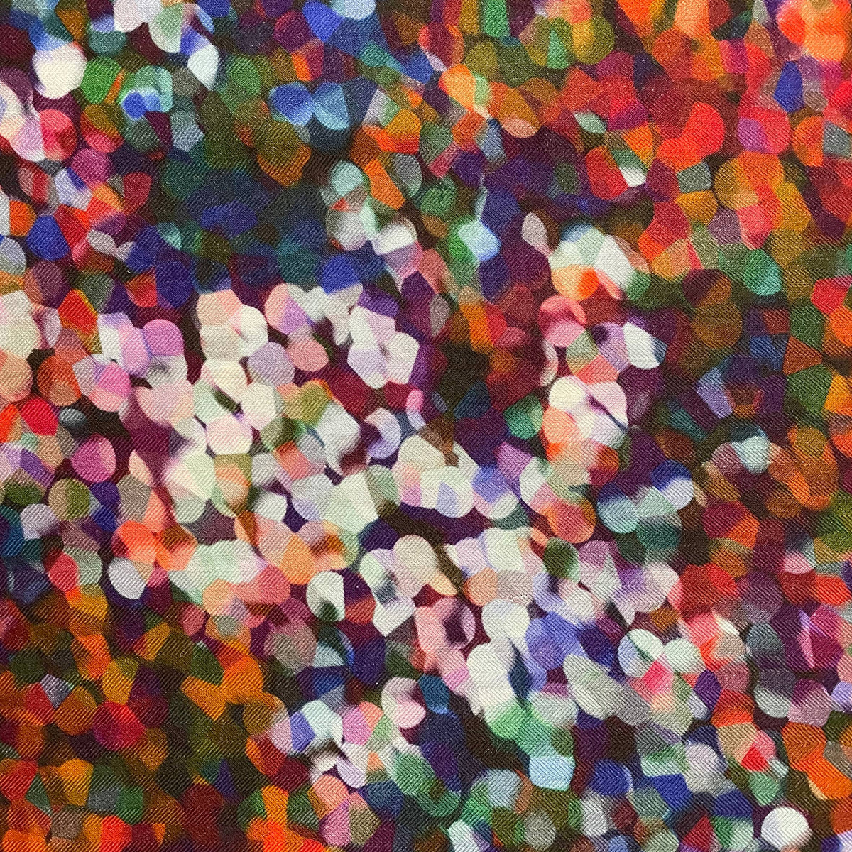 Silk Art Scarves Merino Silk Pissarro Red