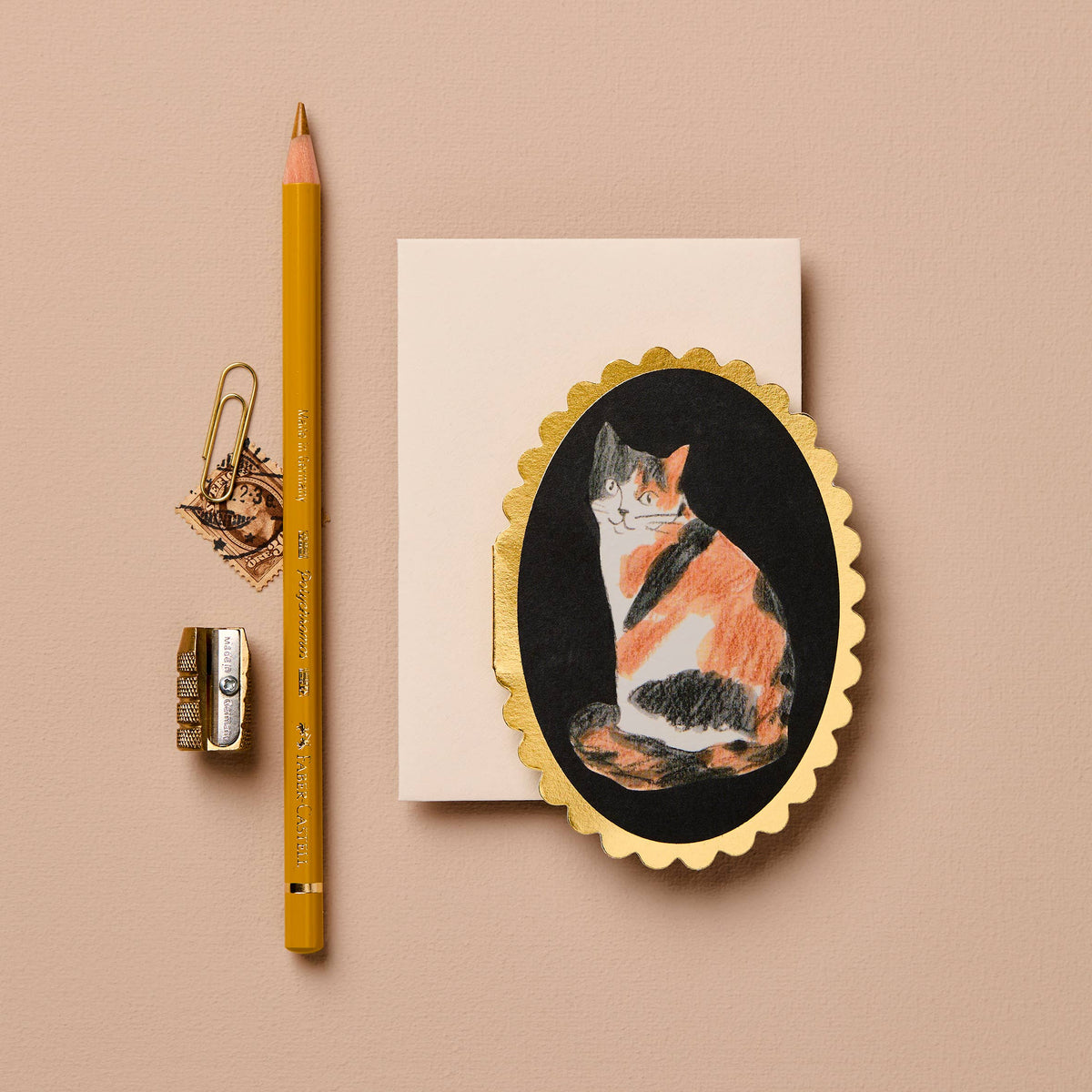 Calico Cat Mini Card