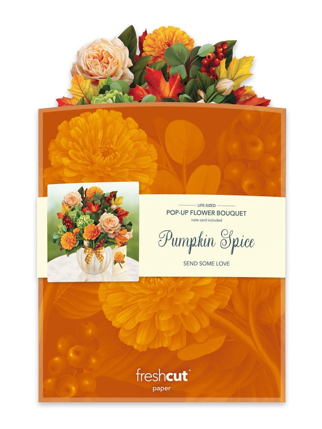 Pumpkin Spice Pop-up Flower