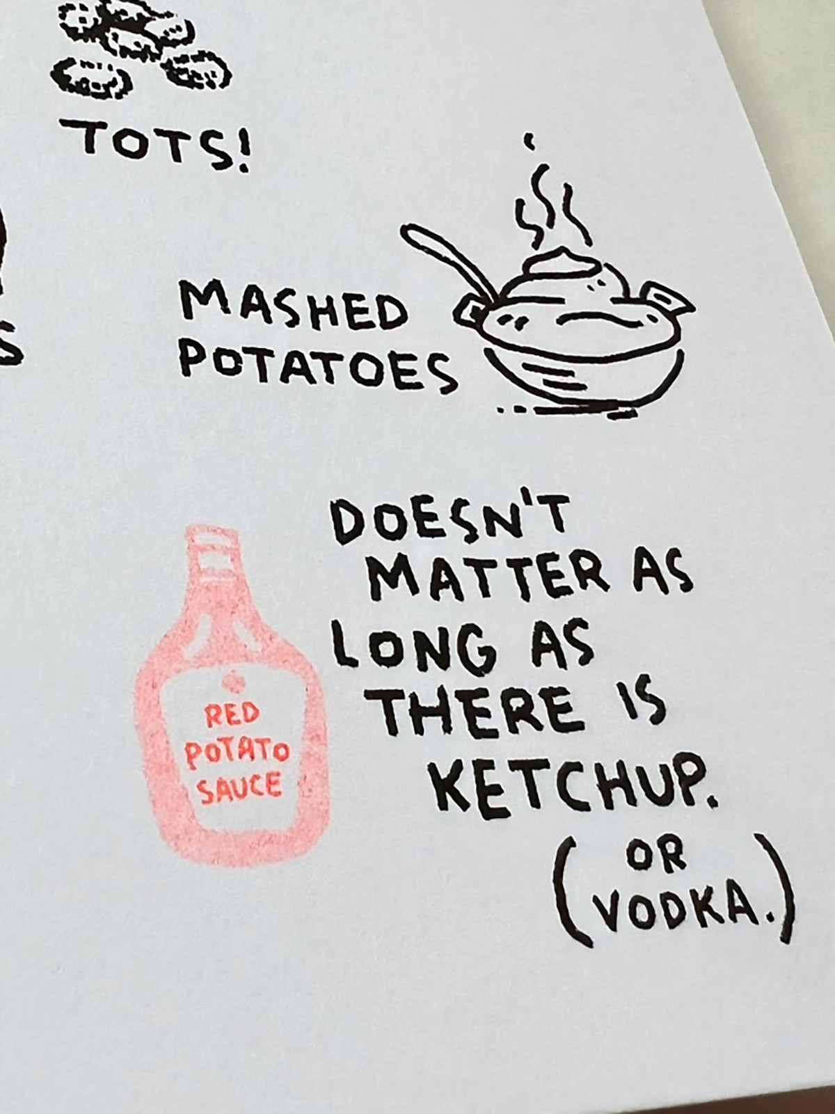 Potato in Trying Times Greeting Card