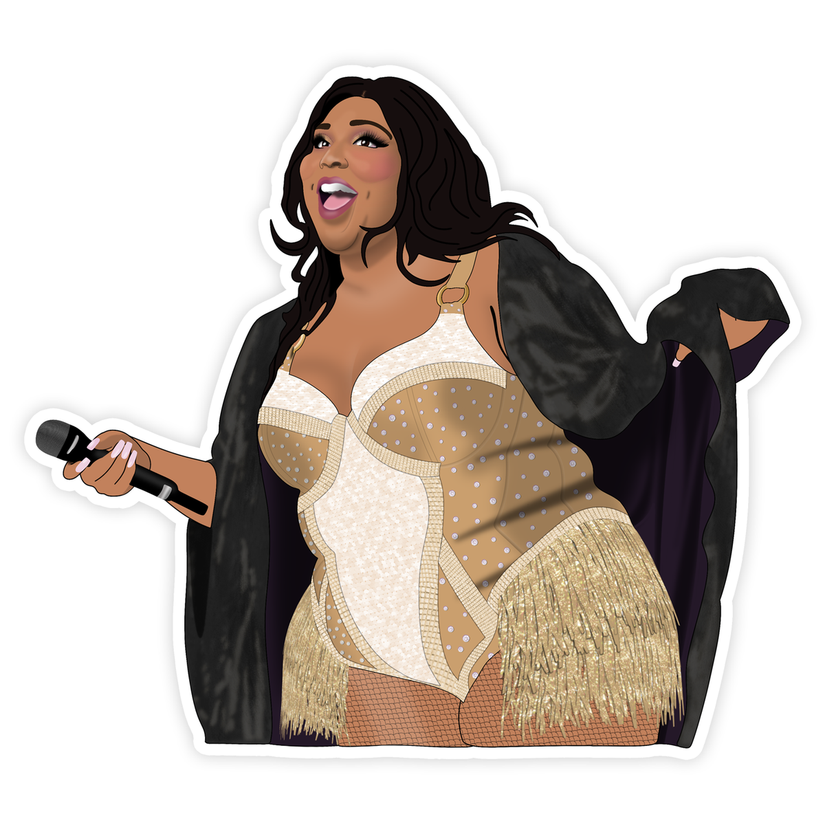 Lizzo Detailed Sticker