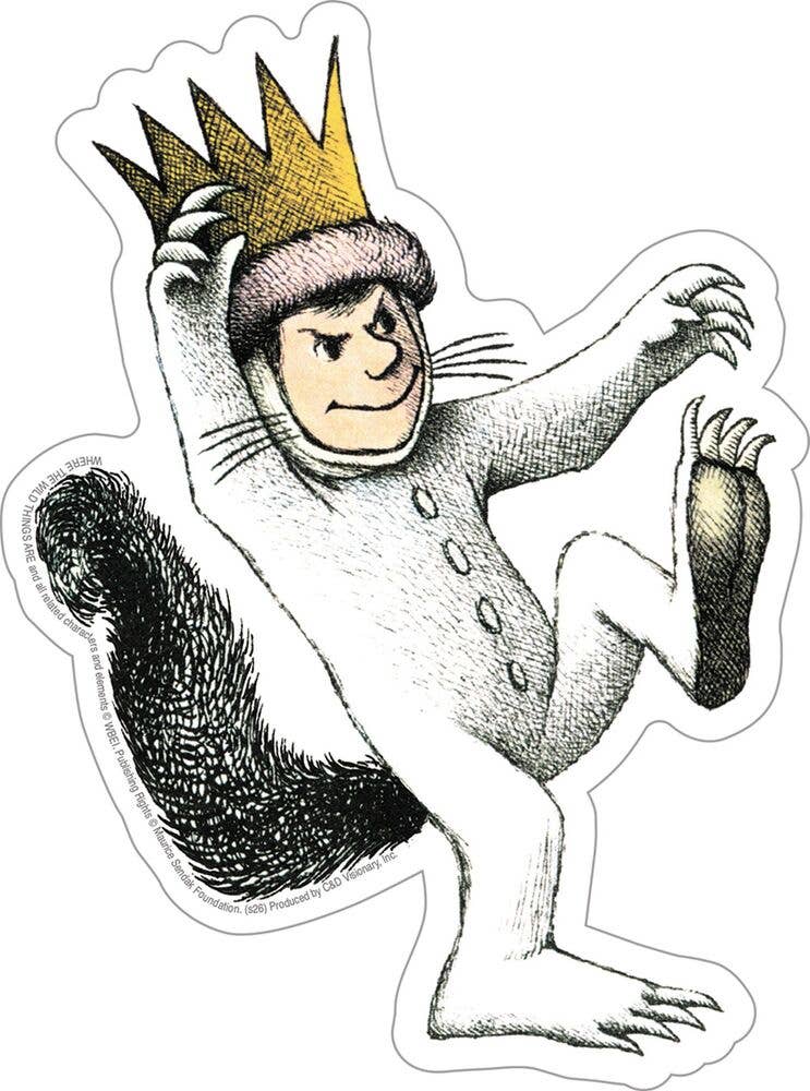 Sticker - Where The Wild Things Are Max Kids Book Cartoon
