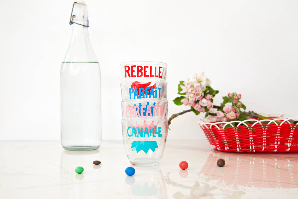 Duralex Gigogne Glass - Red Rebel