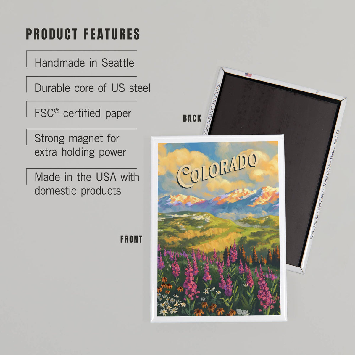 Colorado Oil Painting Magnet