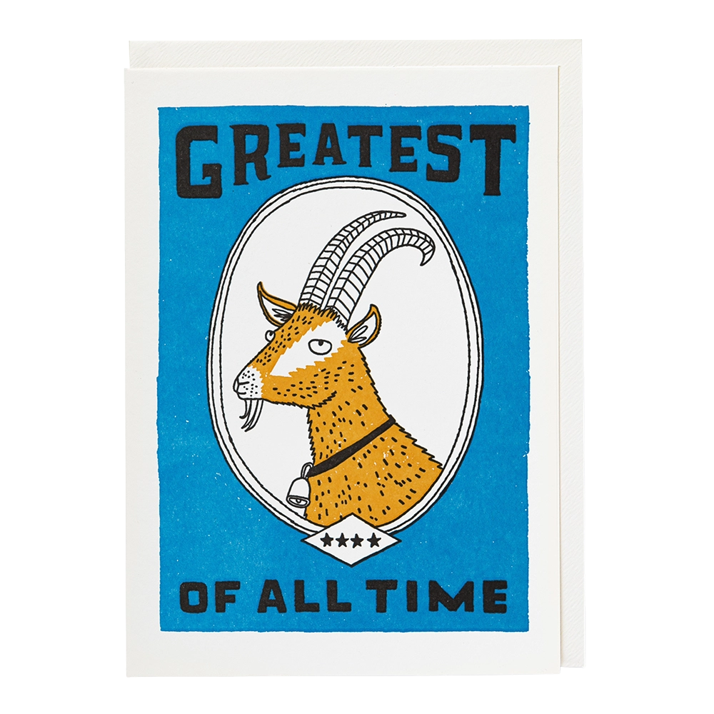 Greatest of All Time Card