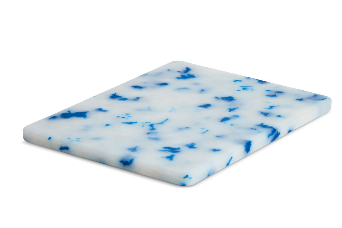 Recycled Plastic Board Cutting Board - XS Blue Confetti