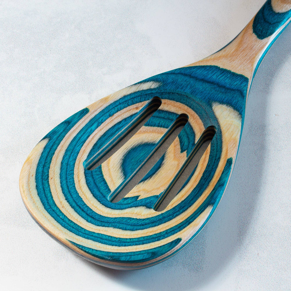 Baltique® Mykonos Colorful Wooden Slotted Spoon