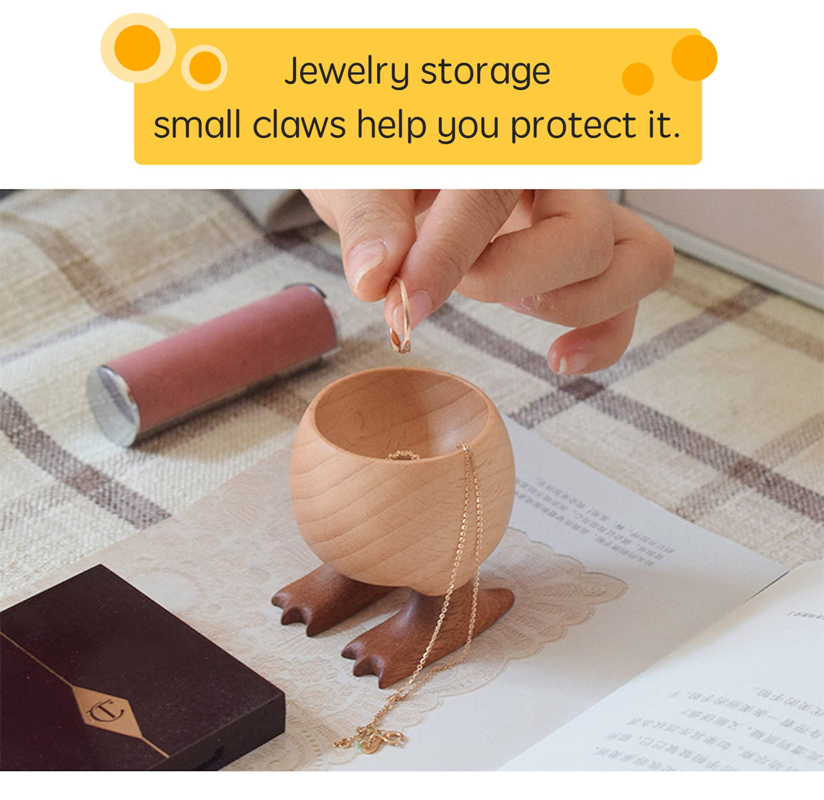 Wooden Egg Cup