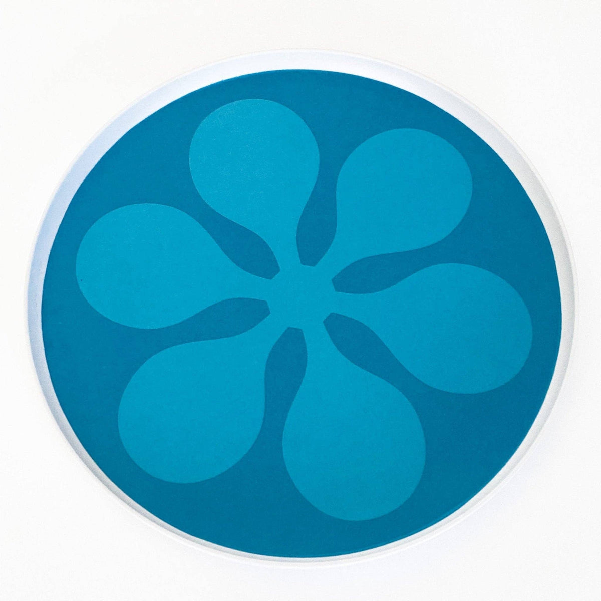 Modfest Melamine Dinner Plates - Blue - Set of 4