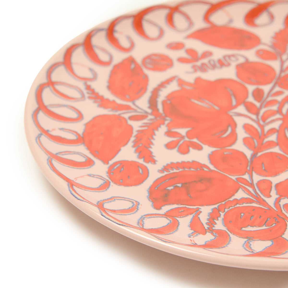 Amalfi Dinner Plate Pink - 10.6" Diameter