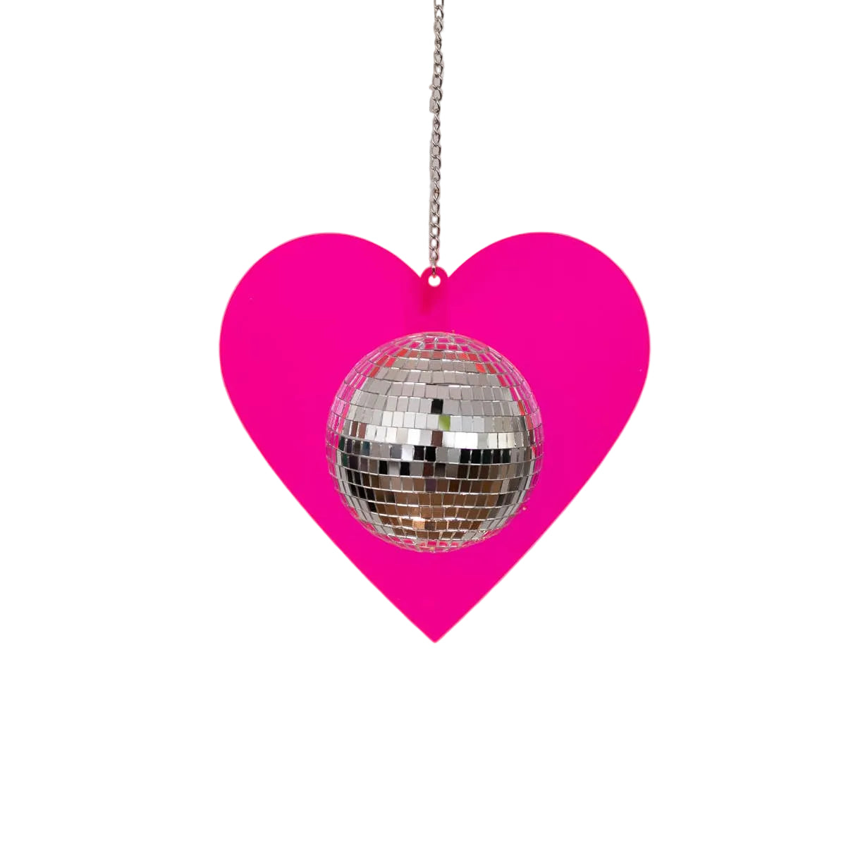 Large Heart Disco Ball
