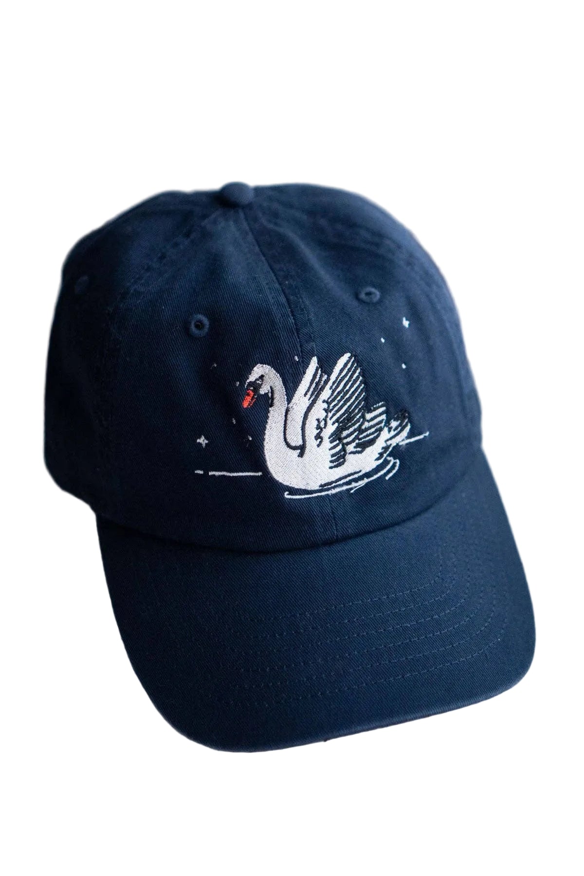 Night Swans Hat | Embroidered Swan Dad Hat