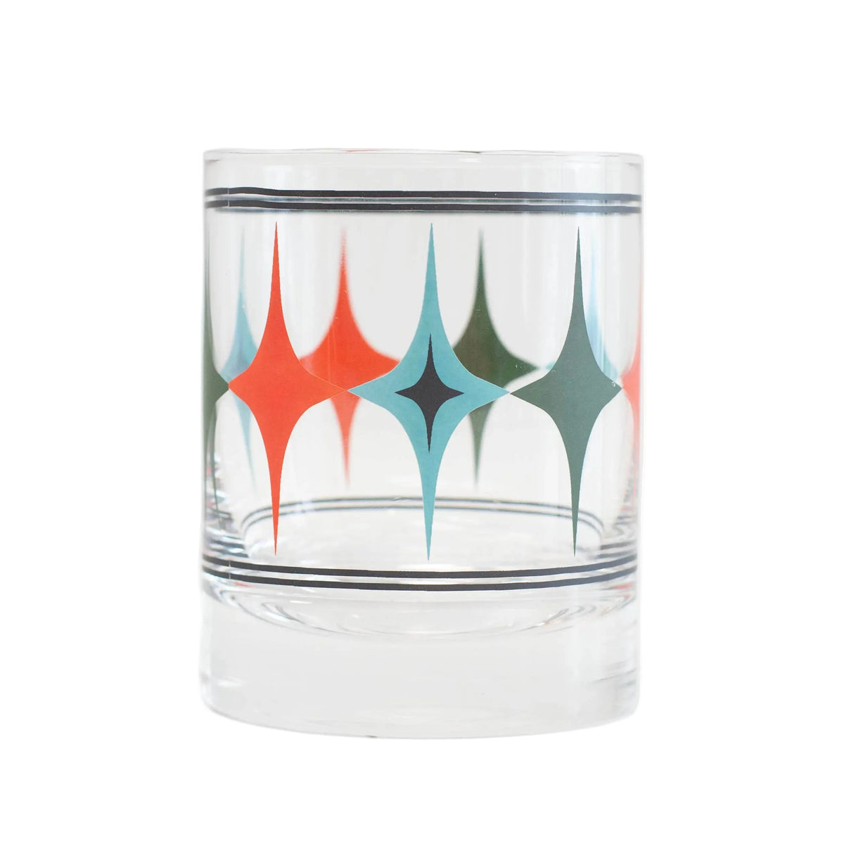 Starlight Diamond Row Vintage Whiskey Cocktail Glass
