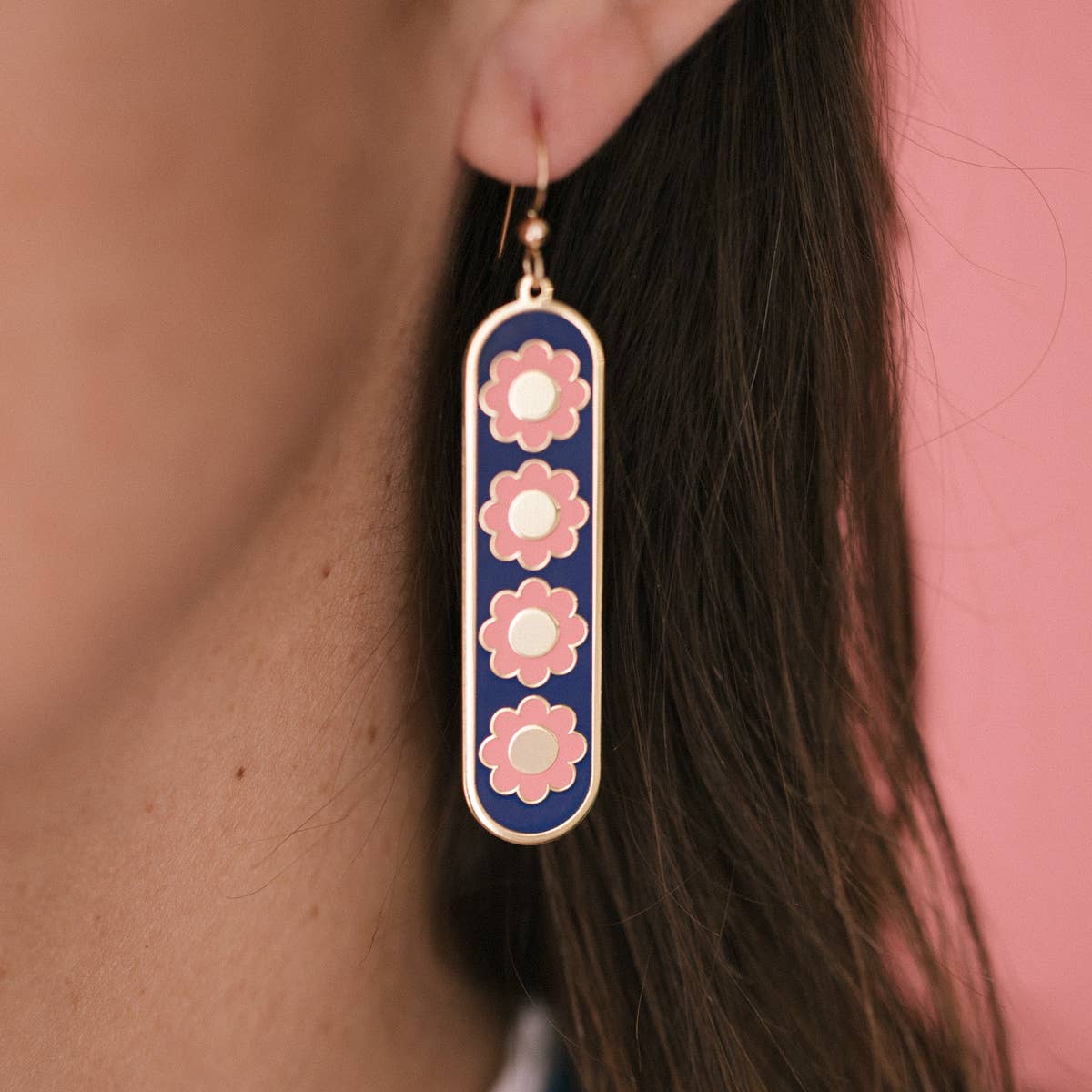 Tall Daisy Chain Earrings