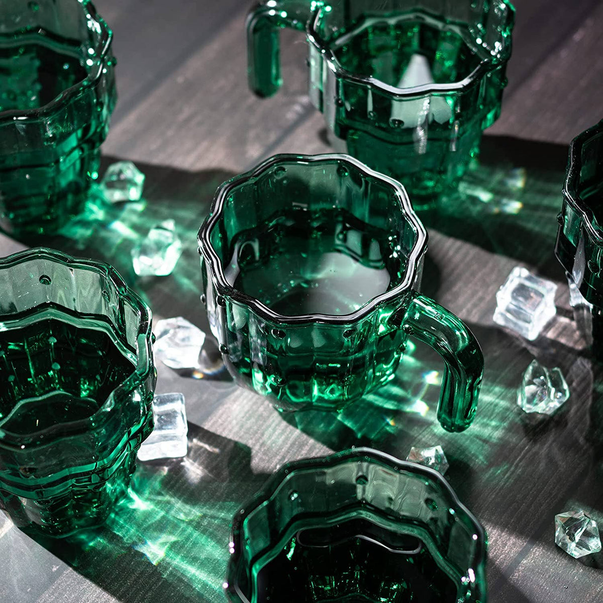 Cactus Stackable Set of 6 Glasses