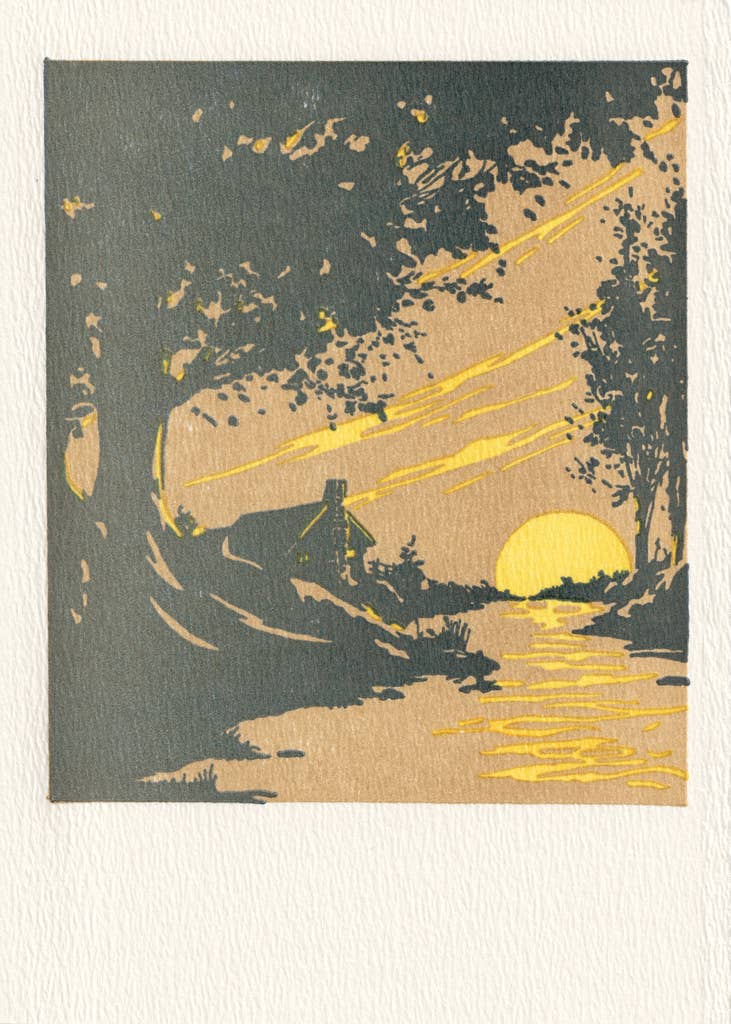 River Cabin Individual Card