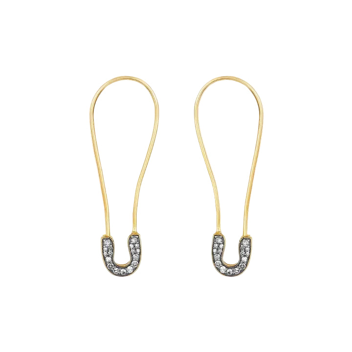 Safety Pin Earrings