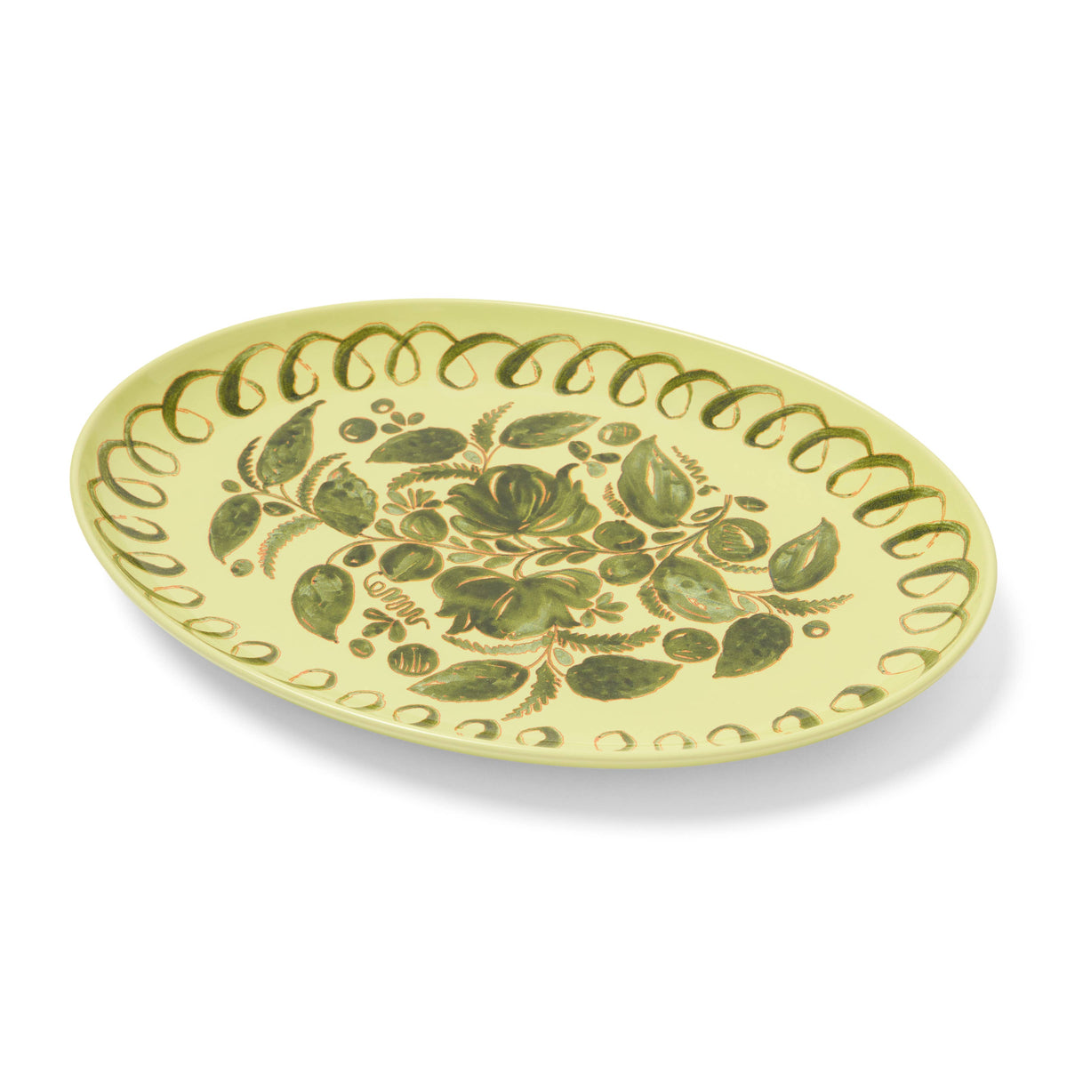Amalfi Oval Tray Lime - 15.7" x 11"