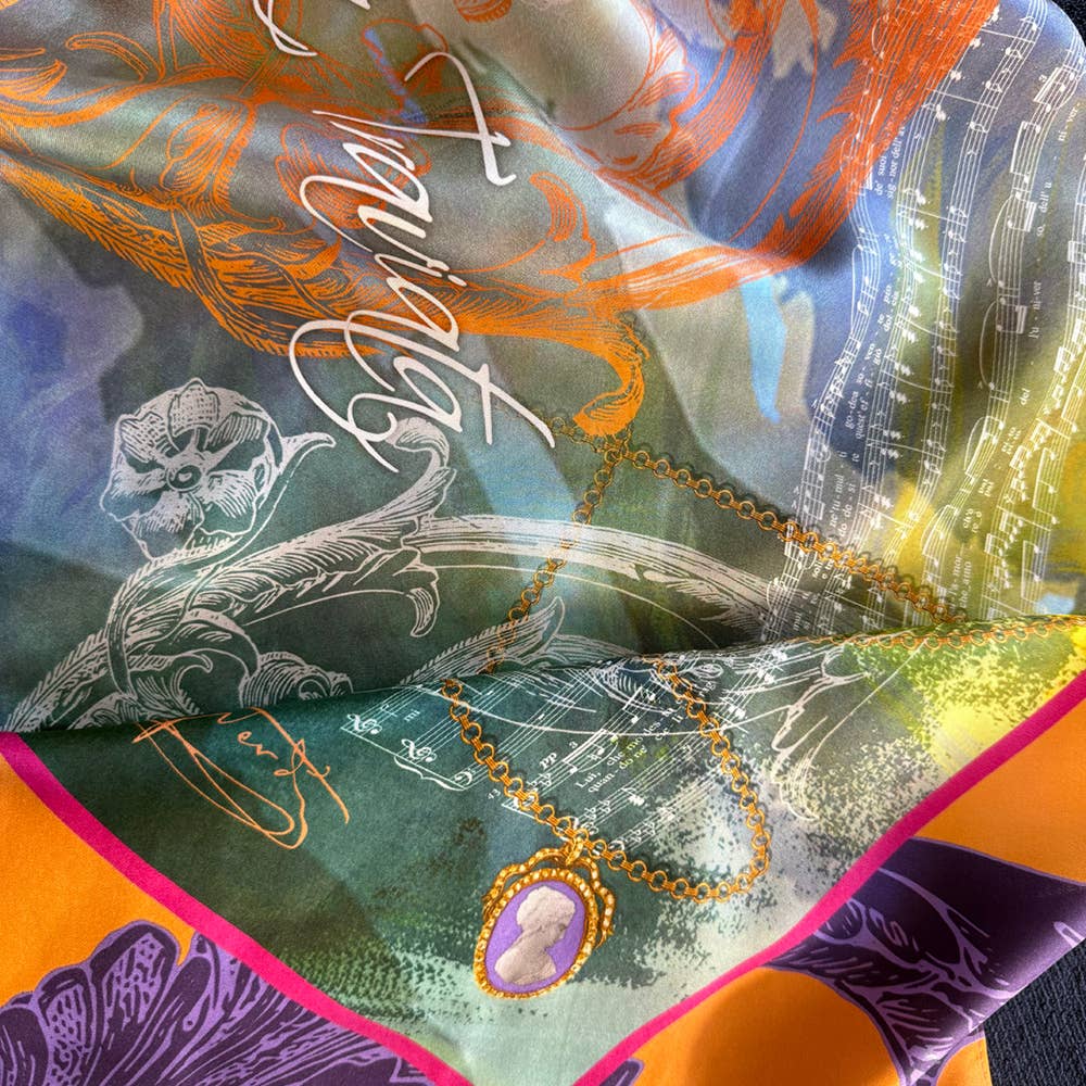 La Traviata Oblong Silk Scarf