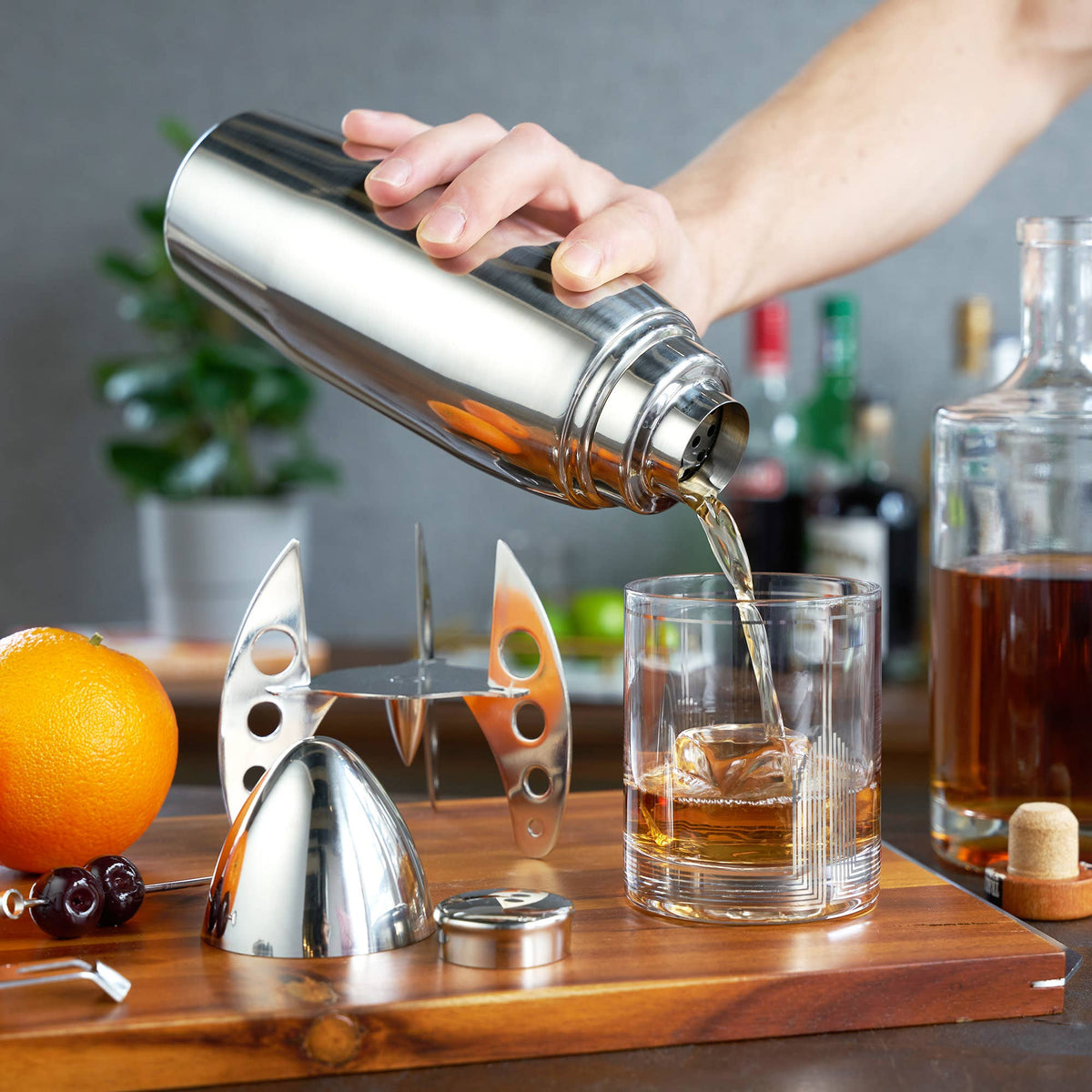 Irving™ Stainless Steel Rocket Cocktail Shaker