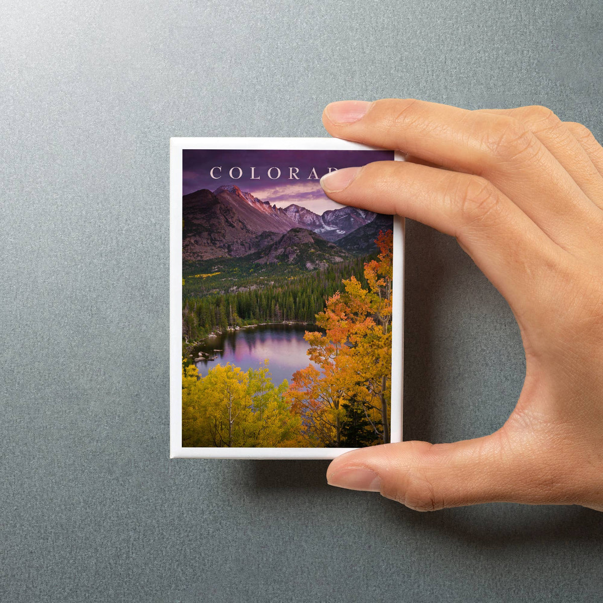 Colorado Purple Sky & Lake Magnet