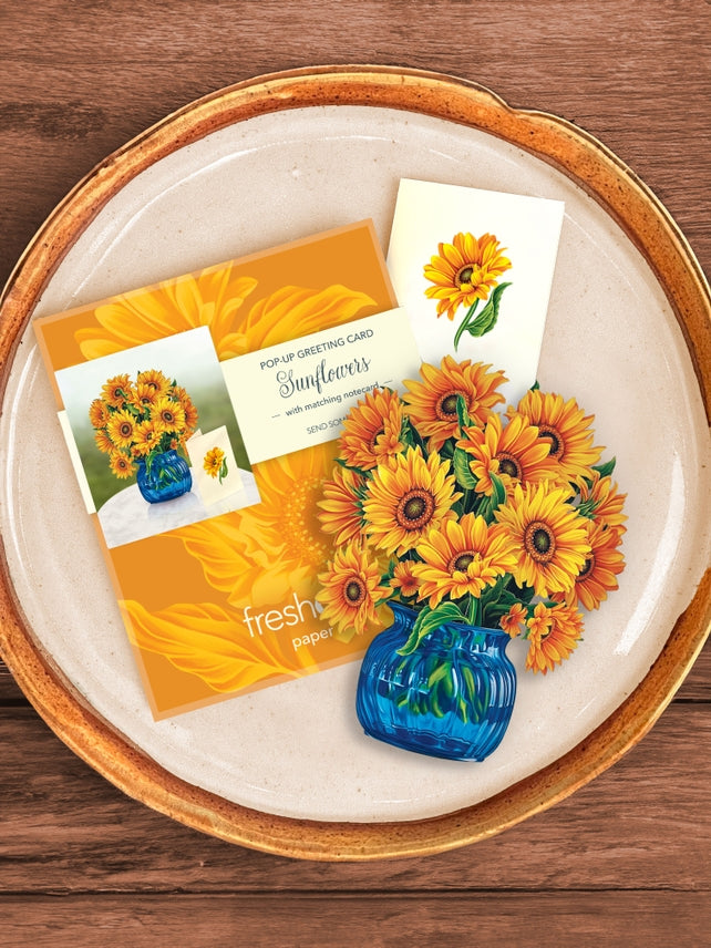 Sunflowers Mini Pop-up Card