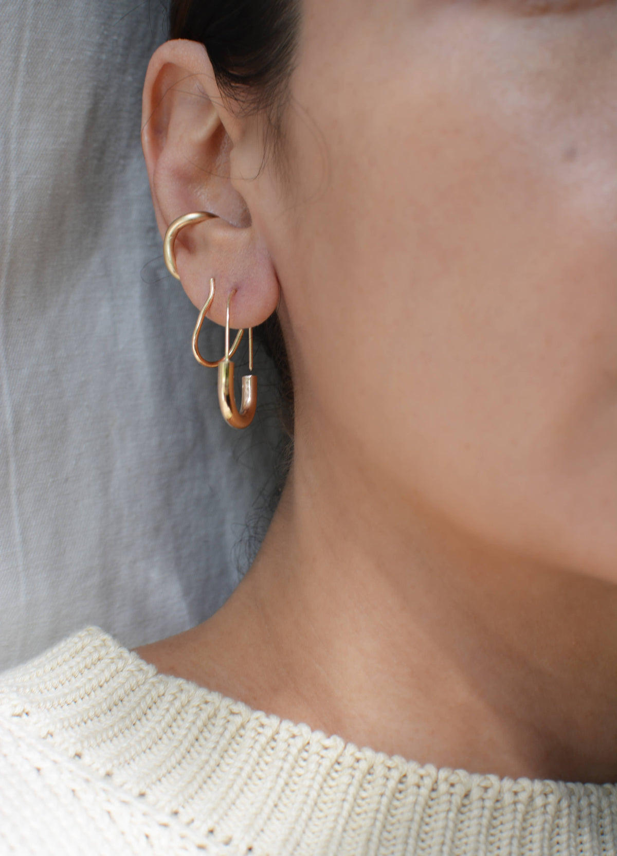 Gold Maeve Hoops