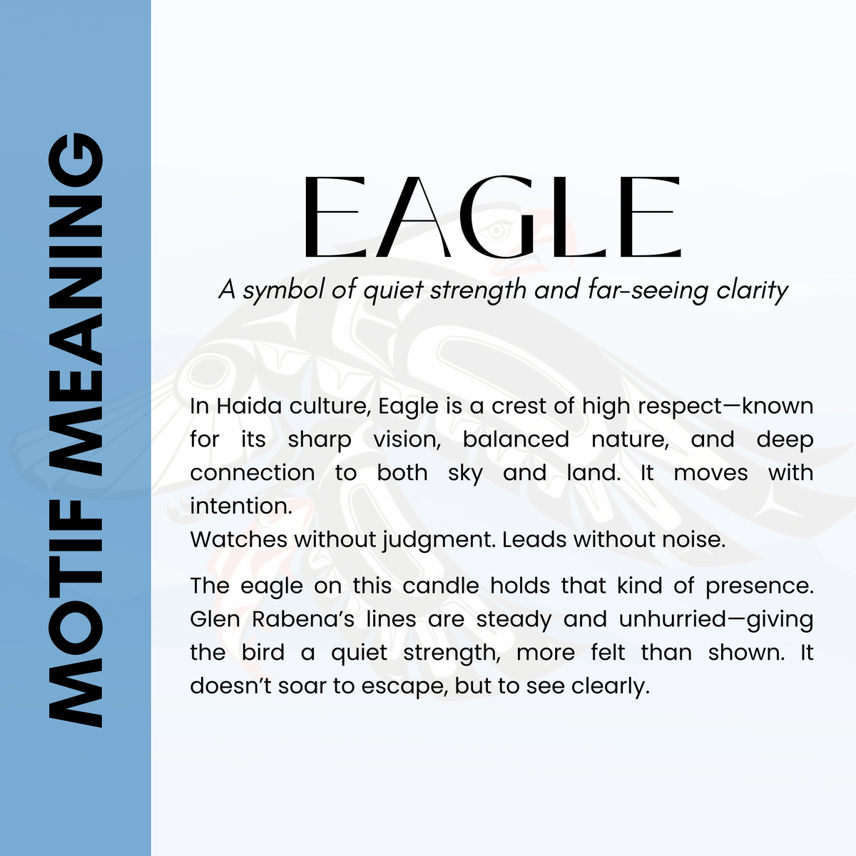 Indigenous Art Essential Oil Candle | Eagle