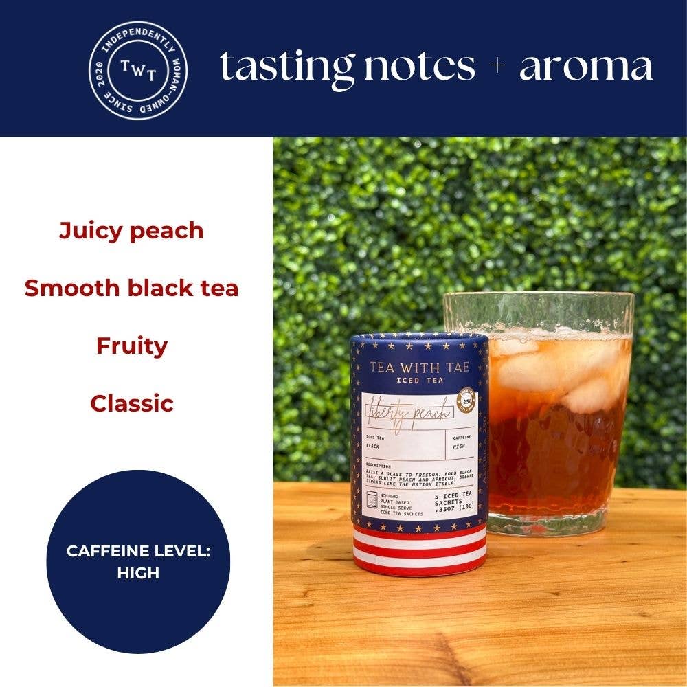 Liberty Peach Mini Tea Tube
