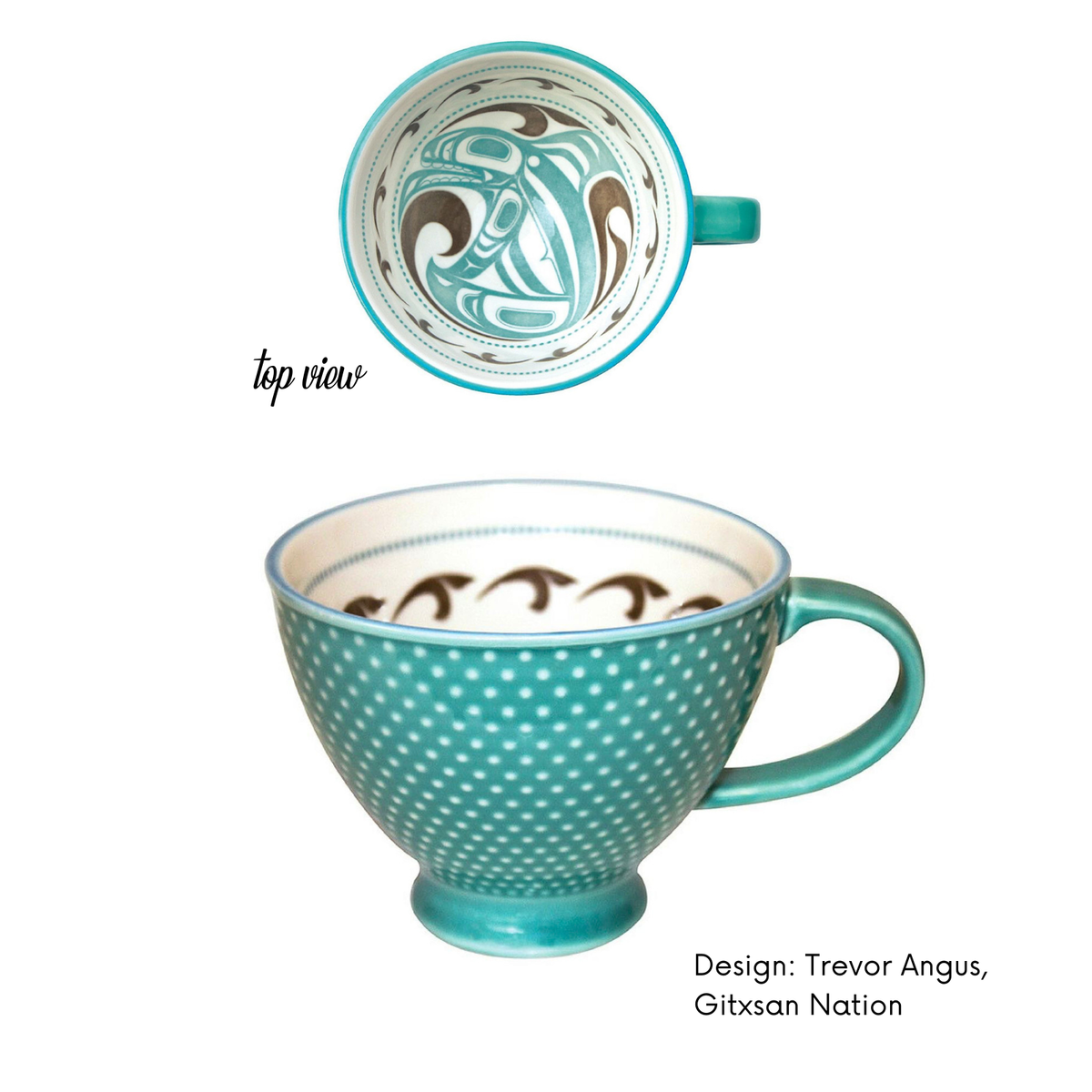 Art Cups with Contemporary Indigenous Design