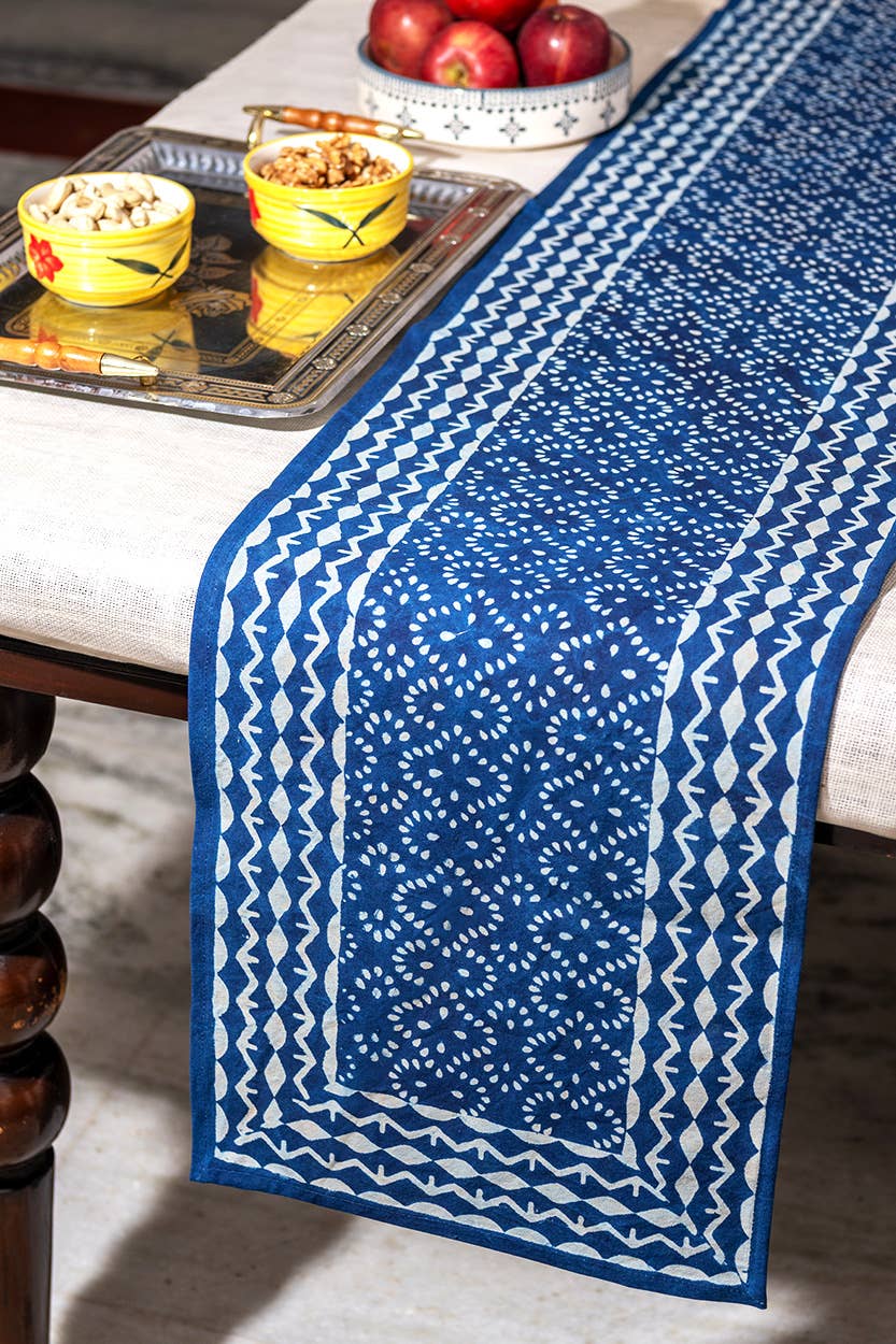 Indigo Table Runner