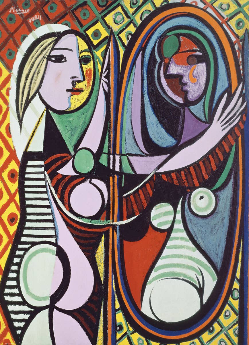 Girl Before a Mirror 1000 Piece Puzzle